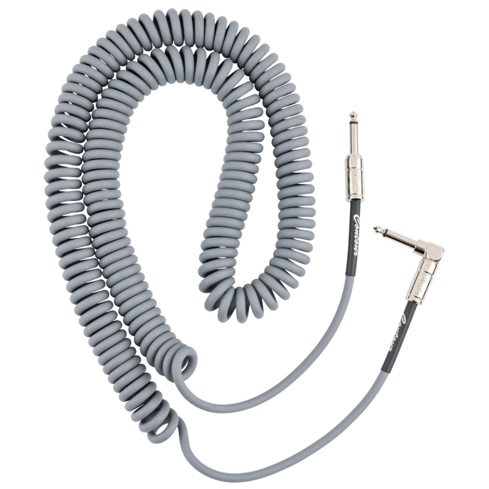 Fender Contour Serisi Coil 9m Inca Silver Spiral Enstrüman Kablosu